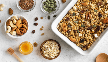 Homemade granola