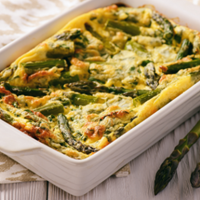 Frittata met groene asperges
