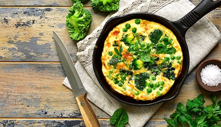 Recept: Omelet met groenten