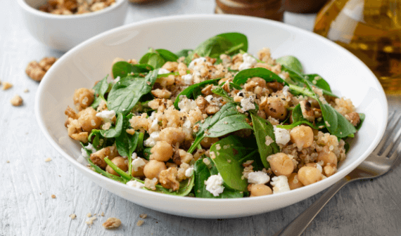 Groene quinoa salade