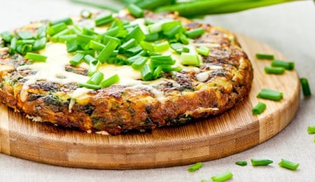 Recept: tortilla met chorizo en spinazie