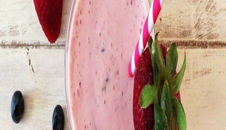 Gezonde lunch met smoothies