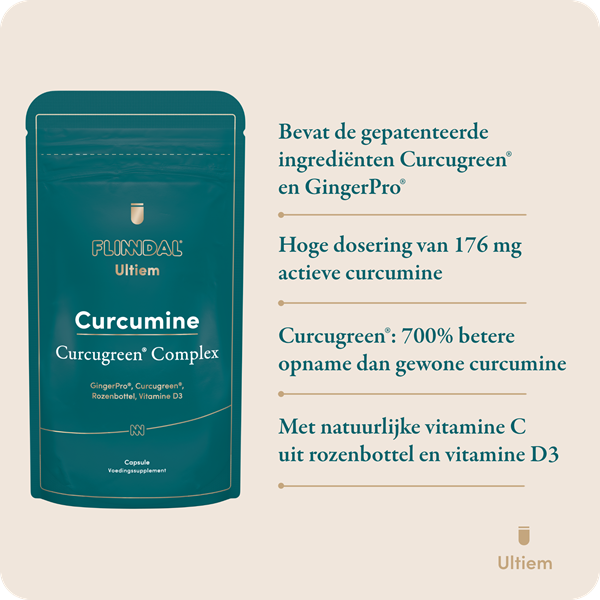 Ultiem Curcumine Curcugreen® Complex | Hoge dosering van 176 mg actieve ...