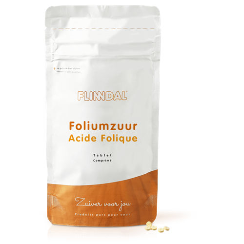 Voeding Per Zinloos Foliumzuur bestellen? Tablet met 400 mcg foliumzuur (vitamine B11)