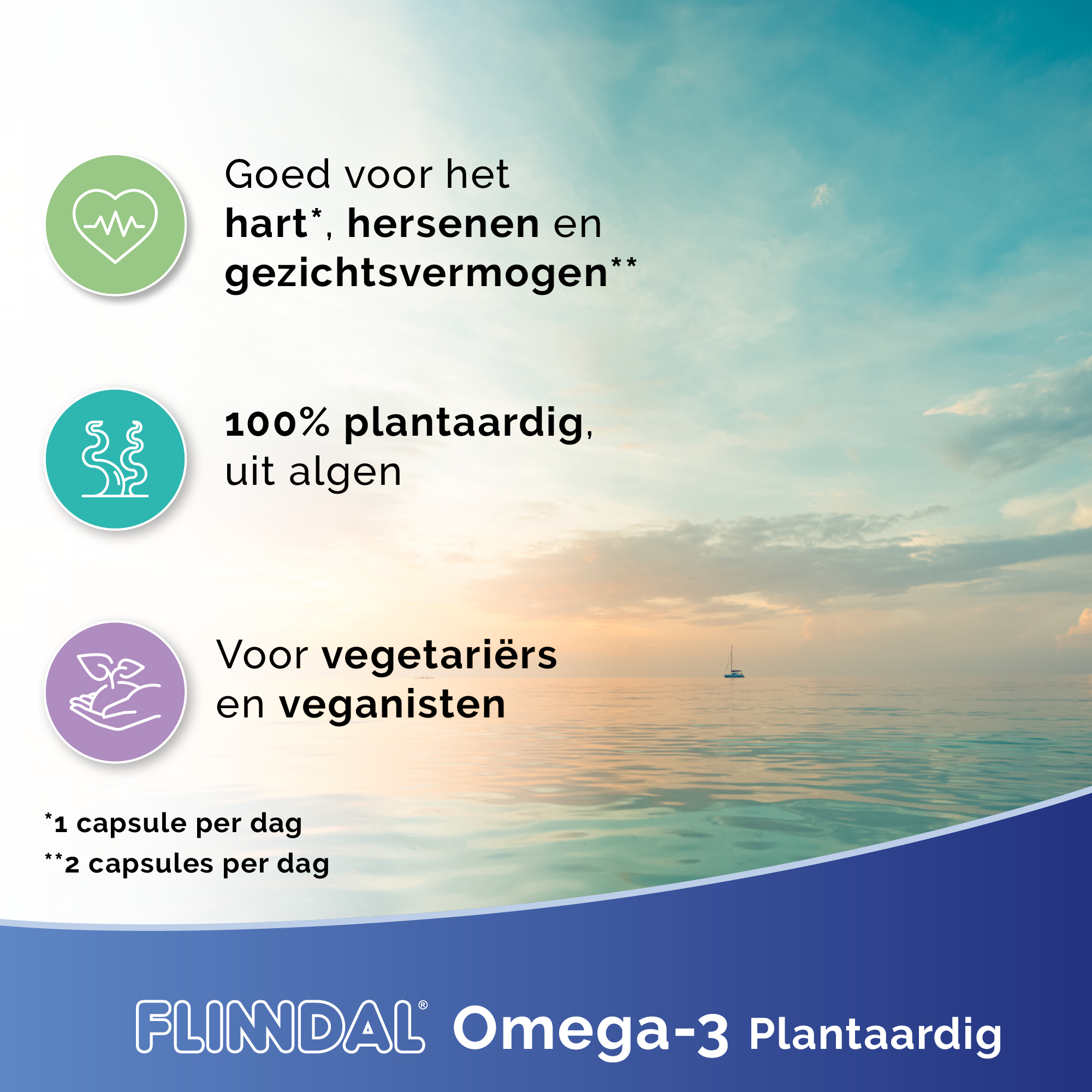 Omega-3 Plantaardig bestellen | Vegetarische omega 3 uit algen