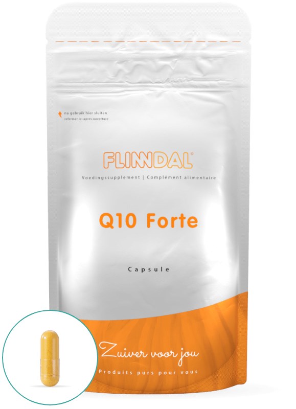 Afbeelding van Q10 Forte 90 capsules met herhaalgemak - 90 Capsules - Flinndal