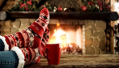 Warm de winter door