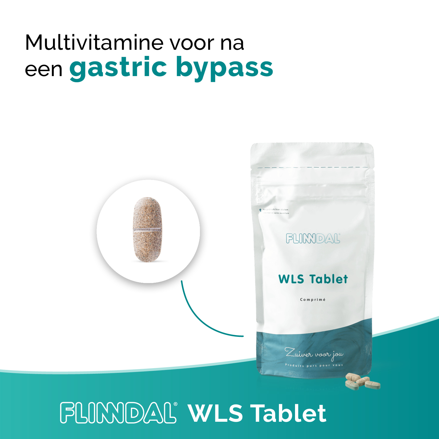 Flinndal WLS Dé multivitamine voor bij een gastric bypass